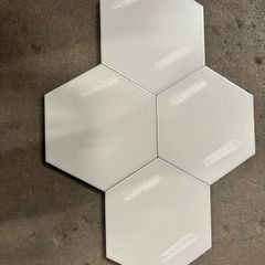 Light Grey / Perla Hexagonal Tiles - 5.00 sqm
