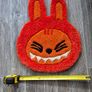 Labubu Halloween edition / Orange handmade rug / carpet / cute / Tufted / Custom made Image 4