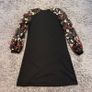 Black Floral Dress Image 2