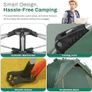 Hydraulic Dome Tent Automatic Camping Tents 3-4 Person Canopy with Carrying Bag Easy Set Up Tent | Wild Camping Tent | Cheap Tents for Camping 4 Person Image 3