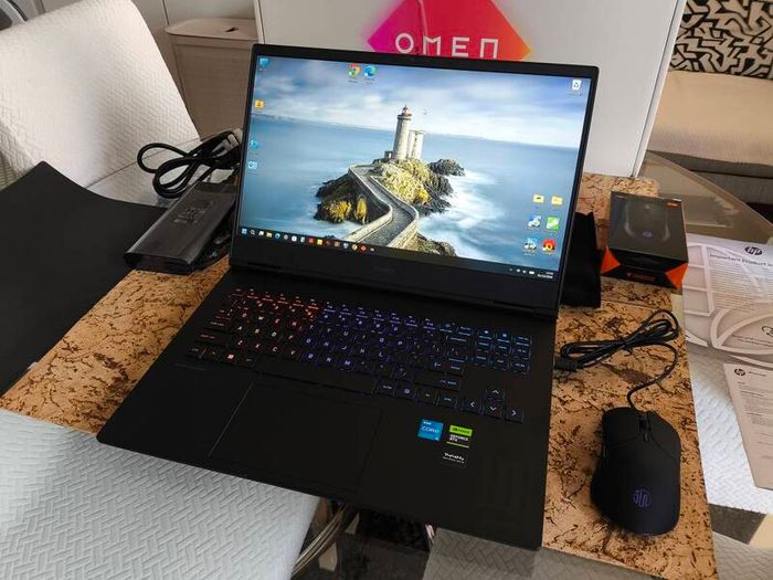 Brand New Gaming Laptop Hp Omen Intel i5 13420H 8/12 RTX4050 6GB 120W GDDR7 16GB DDR5 5600mhz 512GB NVMe PCIE 4.0 16.1" 1080p 144hz Ips 250nits Win11 RGB
