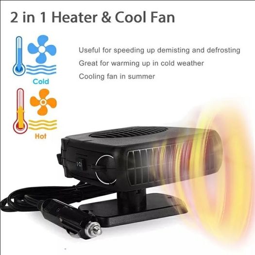 Car heater window defroster 12v cigarette charger