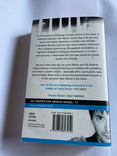 Ian Rankin Inspector Rebus crime series x 6 books