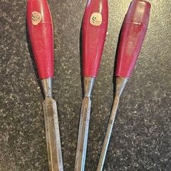 3 Spear & Jackson bevel edge chisels