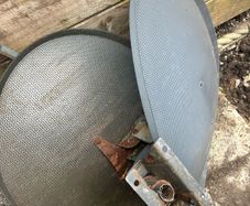 free scrap satellite dishes