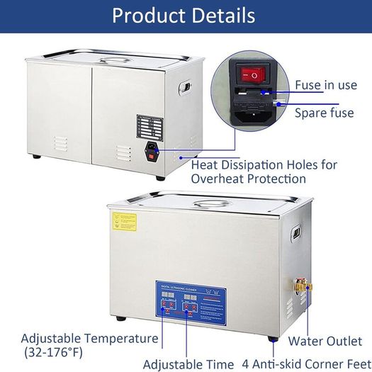 15L Ultrasonic Washing Cleaner for Small Items:AVAILABLE FOR COLLECTION