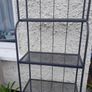 Ikea Lacko metal shelving unit 161cm h Image 2