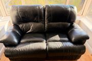 Leather reclining chair