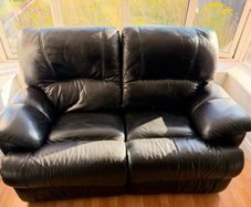 Leather reclining chair