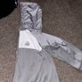 Kings Will Dream (KWD) zip-up jacket in white and grey Image 2