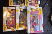 simspons figures and playset