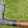 Vintage HORSE HEAD Walking Stick Brass Handle Image 2