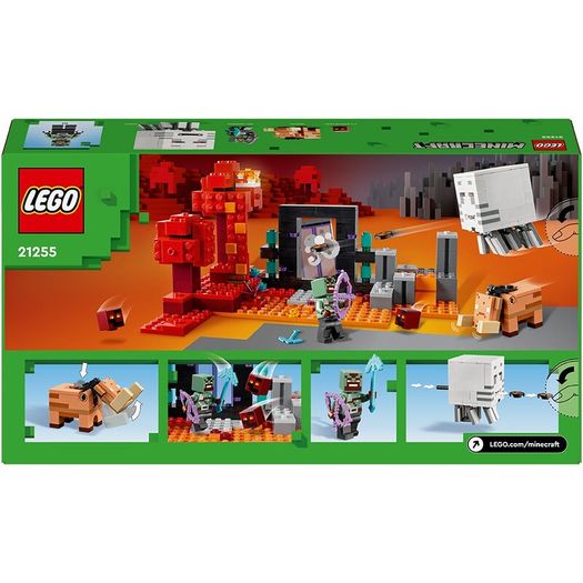LEGO Minecraft 21255 The Nether Portal Ambush - New | Original Box | 24h Shipping