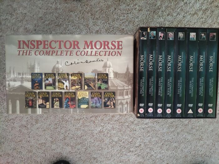 Inspector Morse DVD, book, magazine bundle
