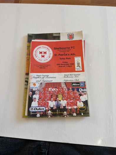 Shelbourne F.C. Football Programmes. Bundle. 24. Late 1990s Early 2000s.