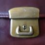 Large classic sturdy Vintage brown Leather hand Bag ADAX Image 3