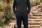 Musto Mens Half Zip Knit Jumper Size Medium