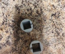 Preston Innovations Compatible Offbox Adapters - 19mm Square (Grey)