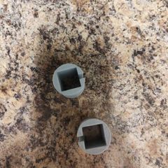 Preston Innovations Compatible Offbox Adapters - 19mm Square (Grey)