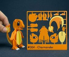 Charmander 3D Assembly Kit Decorative Model