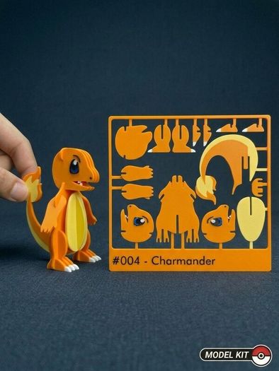 Charmander 3D Assembly Kit Decorative Model