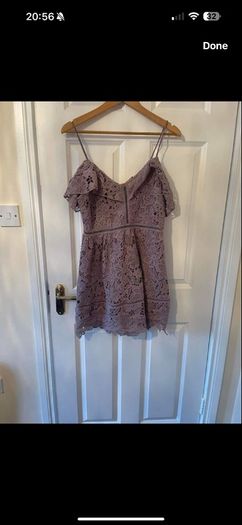 New look crochet off the shoulder dress