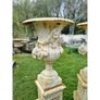 Roman Urns and Pedestals Pair H407 Image 2