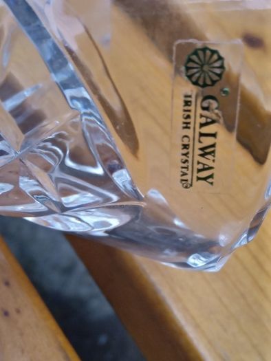 Vintage Galway Cornucopic Horns Crystal