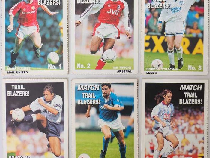 '92 FA Cup Match Trail Blazers cards