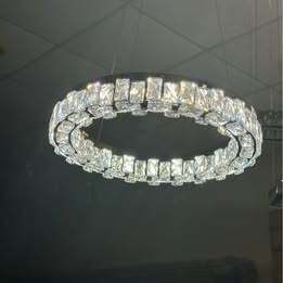 Round crystal chandelier 500mm 3 colour change Brand new
