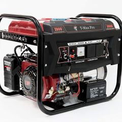 T-MAX Portable Petrol Generator 6000W-E (Electric Key Start/Recoil Start)