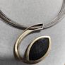 Sterling silver amber necklace Image 3