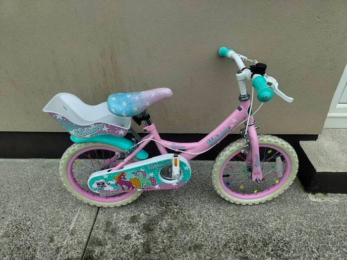 Girls 16 inch Unicorn Bicycle