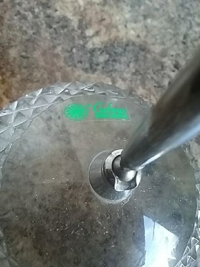 Crystal paper weight pen
