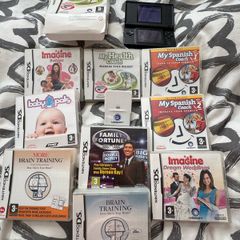 10 DS games w Nintendo ds lite game bundle