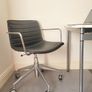 Vintage Office Chair Leather Designer Italian by Arper Image 6