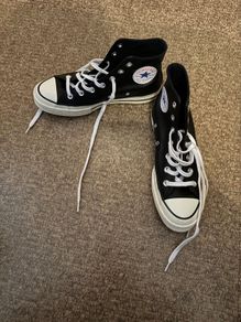 Leather converse
