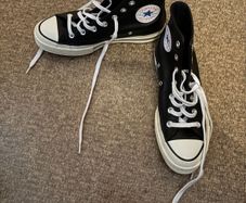 Leather converse