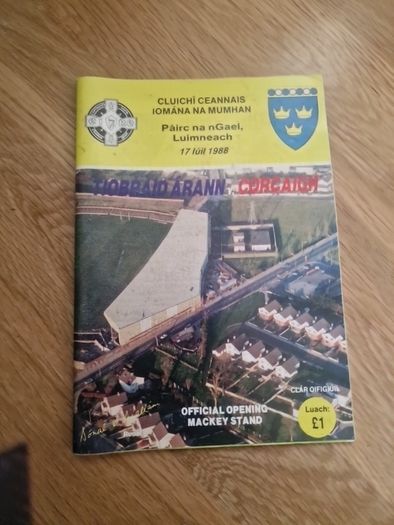Munster Hurling Final Programme - Tipperary v Cork