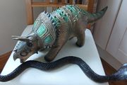 Dinosaur &amp; snake  more Dinosaurs on my site 12 euro
