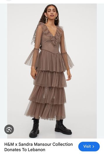 Sandra mansour collab dress