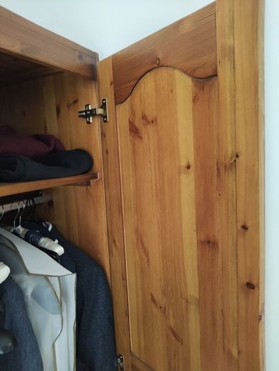 solid pine wardrobe