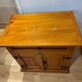 Rustic solid pine bedside cabinet Image 9