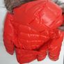 ladies belted jacket with detachable fur hood Image 7