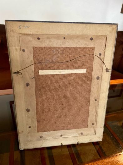 Early 20th Century Vintage Framed Religious Art Lithograph Print