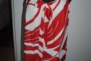 Next women Red/white mini dress/tunic size UK14 EU42 Postage included