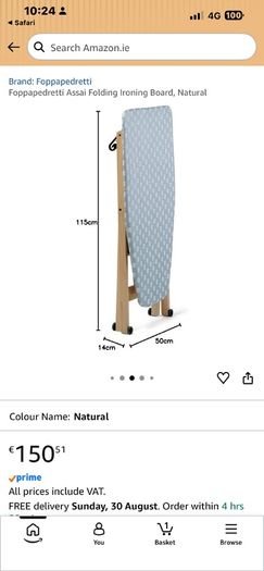 Foppapedretti Assai Folding Ironing Board