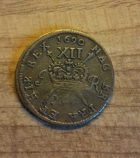 1690 March Gunmoney Shilling