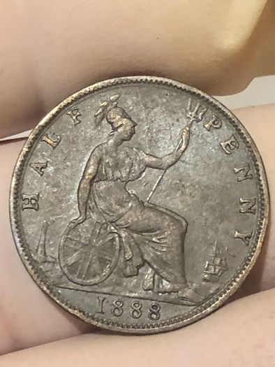 1888 Halfpenny Victoria