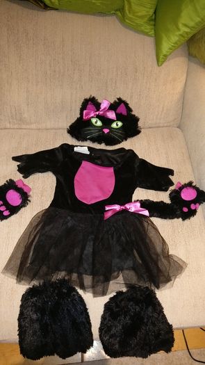 Halloween cat costume size 2yrs